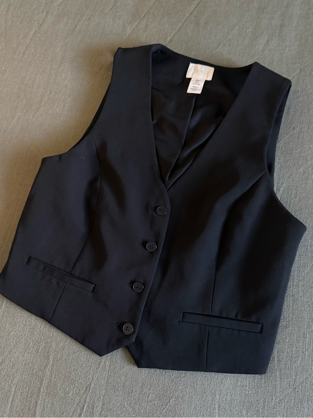 H&M Black Vest